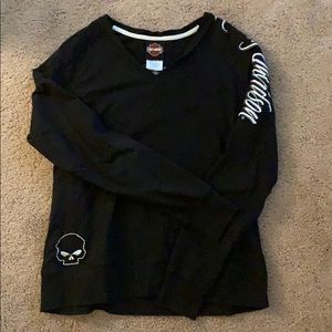 Harley Davidson ladies size large long sleeve